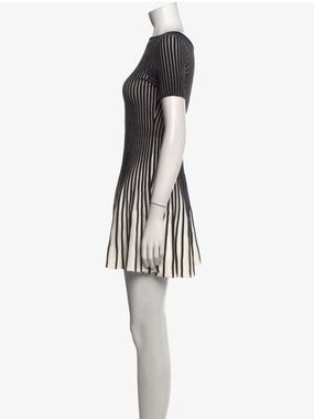Milly Minis GIRLS Size 14 Black/White Contrast Godet Flare Dress.